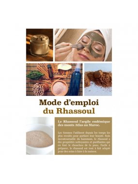 Rhassoul en poudre 2 kg cosmétique naturelle