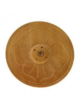 Porte Encens Lotus Bois Naturel diam 9cm