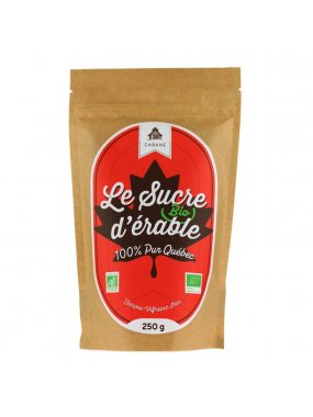 Sucre d'érable bio 250 g CABANE